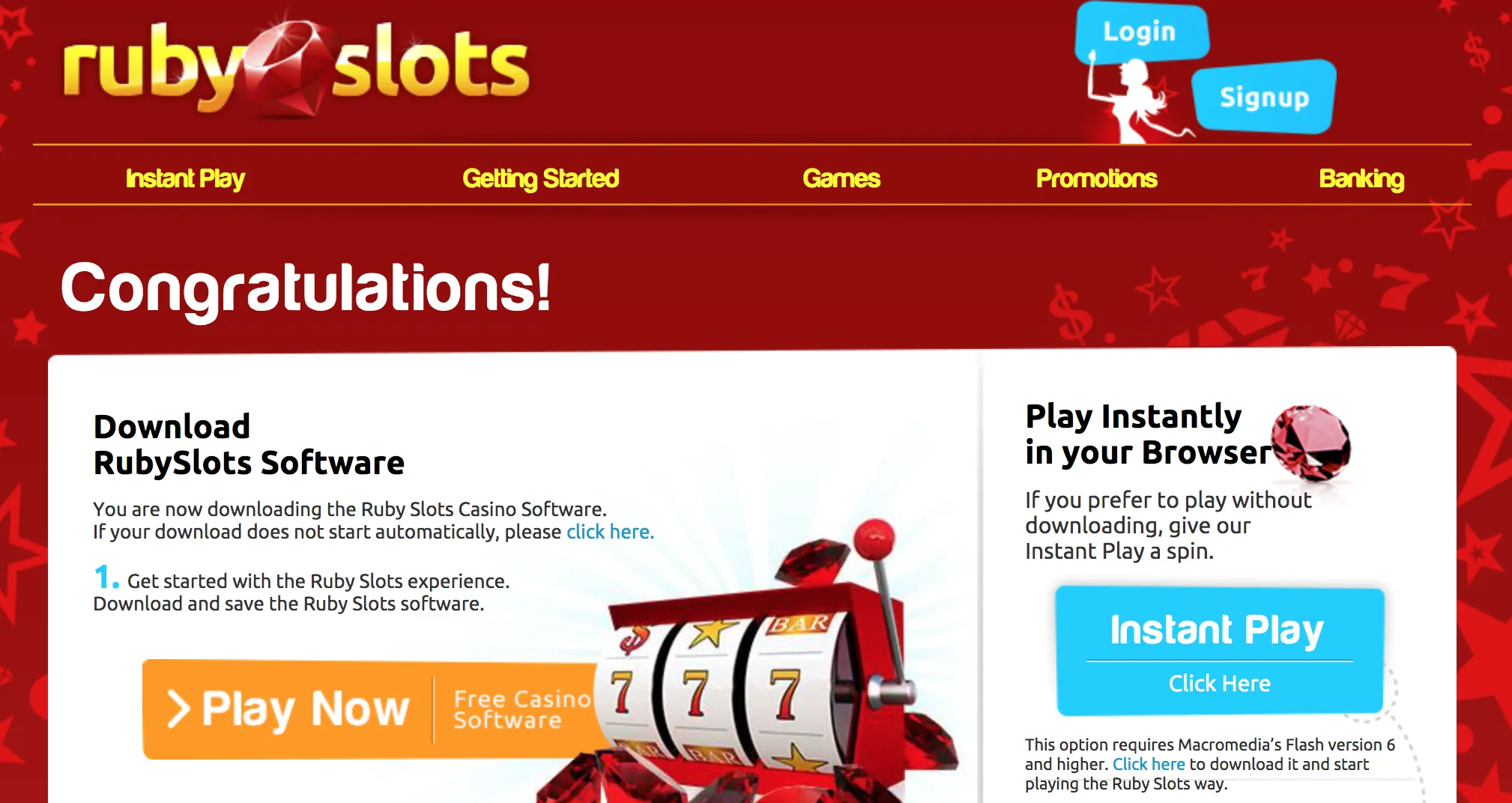 La app de Ruby Slots Ruby Slots app